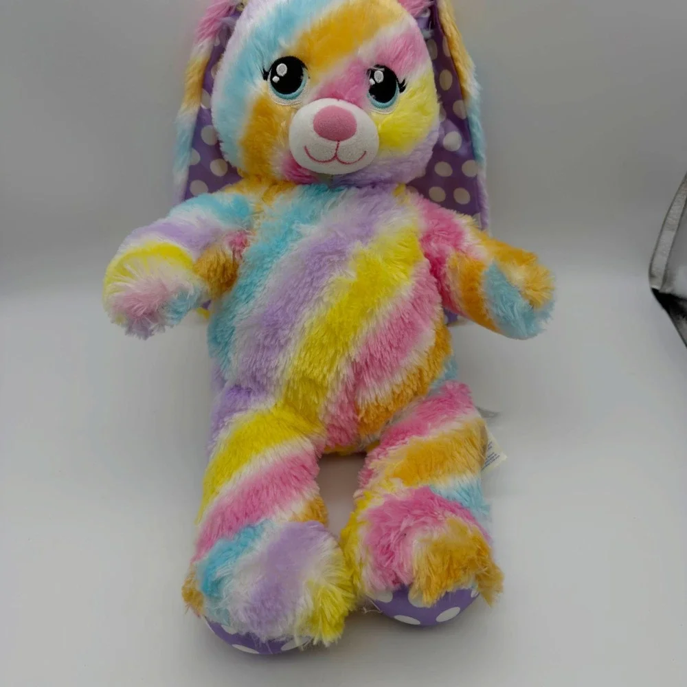 Build-A-Bear Workshop Rainbow Friends Bunny Plush Rainbow is my Favorite Color T